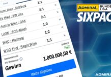 ADMIRAL Bundesliga Sixpack: Rapid-Fan knackt den Jackpot und gewinnt 1 Million Euro!
