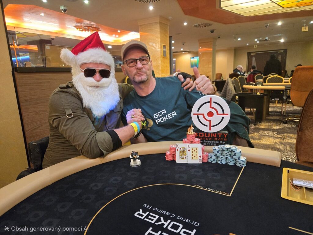 Die Top-2 im Barista rebel Cup: (v.l.n.r.) Santa Claus AKA GilbiGilbo (2.) & "Johann 79" (1.)