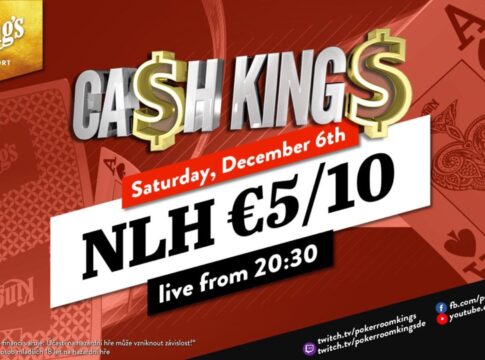 Samstag ab 20:30 Uhr – Ca$h King$ Special NLH €5/€10 aus dem King’s!