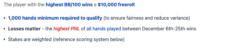 Corey Eyring Christmas Freeoll - 10000 Freeroll Seat 1 - The Protege