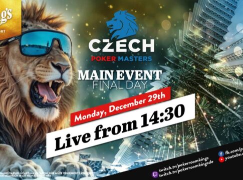 Montag ab 14:30 Uhr – Tag der €150 Czech Poker Masters Christmas Edition!