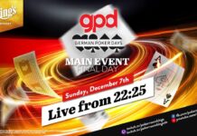 Sonntag ab 22:25 Uhr – Finale des €199 German Poker Days (GPD) Main Events!