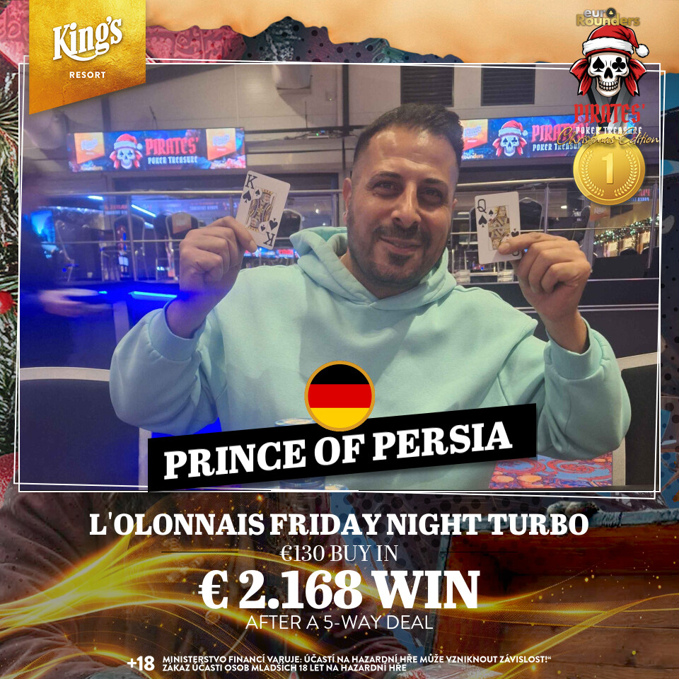Sieger im L'Olonnais Friday Night Turbo: Prince of Persia (GER)