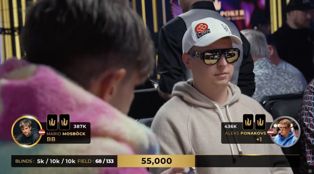 Mario Mosboeck Poker YouTube - Triton Invitational Video 2 - vs Aleks Ponakovs