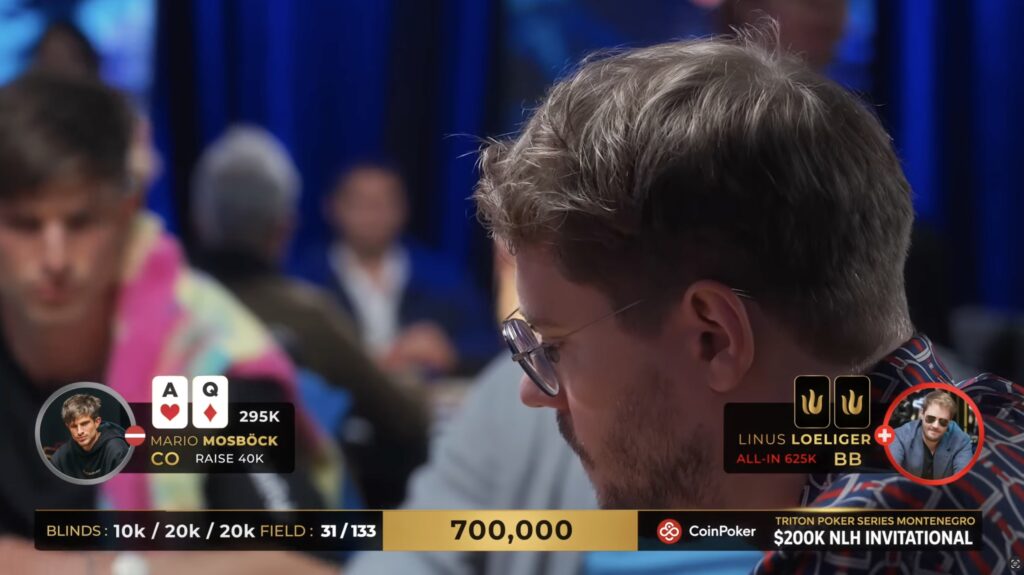 Mario Mosböck Poker YouTube - Triton Invitational Video 2 - vs Linus Löliger