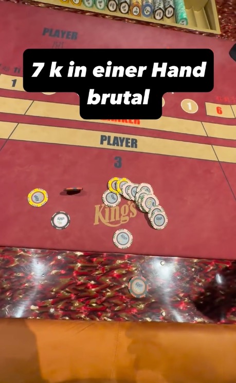 7k in einer Hand im King's