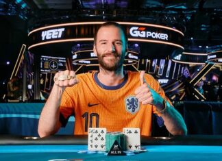 WSOP Paradise Event #7 $10.000 Super PLOSSUS Winner: Tom Vogelsang (NED)