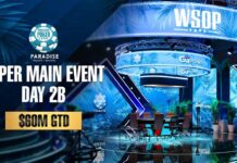Montag ab 19:00 Uhr – Livestream vom Tag 2cd des $26.000 WSOPP NLH Super Main Event #11!