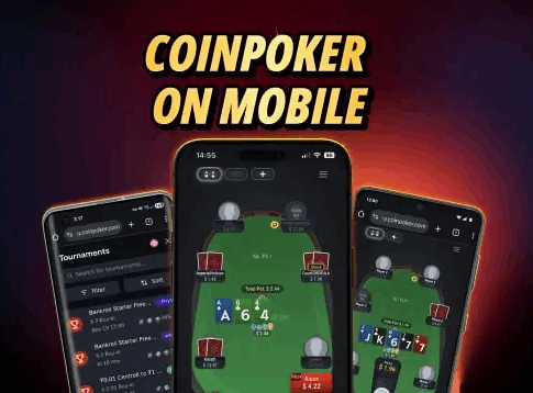$5.000 Poker Freeroll zum Monatsende mit der CoinPoker Mobile Web App! CoinPoker Mobile Web App