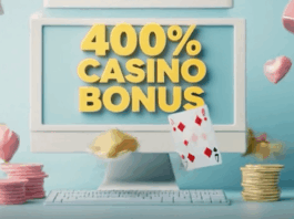 400% Casino Bonus 2026 I Mit fünffachem Guthaben im Casino spielen 400% Casino Bonus