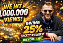 1.000.000 Viewers – Bobby James gibt heute 25% von seinen WMS auf YouTube ab! BJPCoin BJPCoinOfficial YouTube