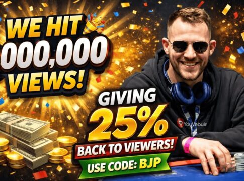 1.000.000 Viewers – Bobby James gibt heute 25% von seinen WMS auf YouTube ab! BJPCoin BJPCoinOfficial YouTube