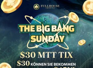 Sonntage mit Knalleffekt – FHC boosted The Big Bang Sunday auf $45k gtd! FullHouse Full House Crypto FHC The Big Bang Sunday