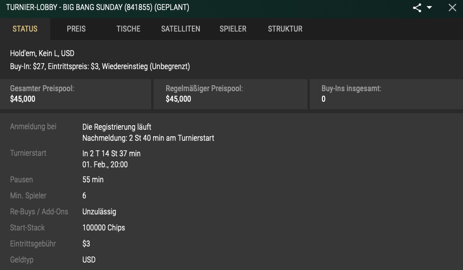 DE FullHouse Full House Crypto FHC The Big Bang Sunday