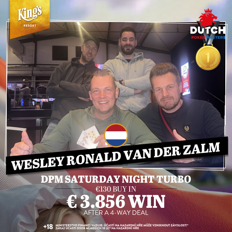 DPM Saturday Night Turbo - vlnr Jan Dijkstra, Wesley Ronald van der Zalm, Zeus, Martin Klec