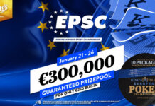 Es wird sportlich! Die EPSC kommt mit €385.500 an Garantien ins King’s! EPSC European Poker Sport Championship - Januar 2026
