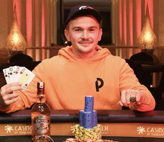Der nächste DACH-Ring in Marrakesch: Fabian Bartuschk schlägt im PLO Event zu! (Interview inside!) Fabian Bartuschk - WSOPC WSOP Circuit Marrakech - Pot Limit Omaha Event 15 - Ring