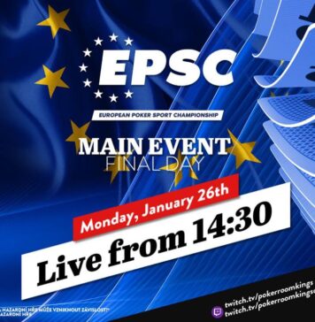 Montag ab 14:30 Uhr – Finaltag der €250 European Poker Sport Championship aus dem King’s!