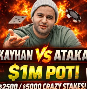 Neulich auf CoinPoker… mal eben um 1 Million Dollar geflippt (Video inside) Kayhan Mokri KayhanMok vs ATAKA Truteller Timofey Kusnezow 1 Million Dollar Pot $1M Pot Bobby James Poker BJP YouTube CoinPoker