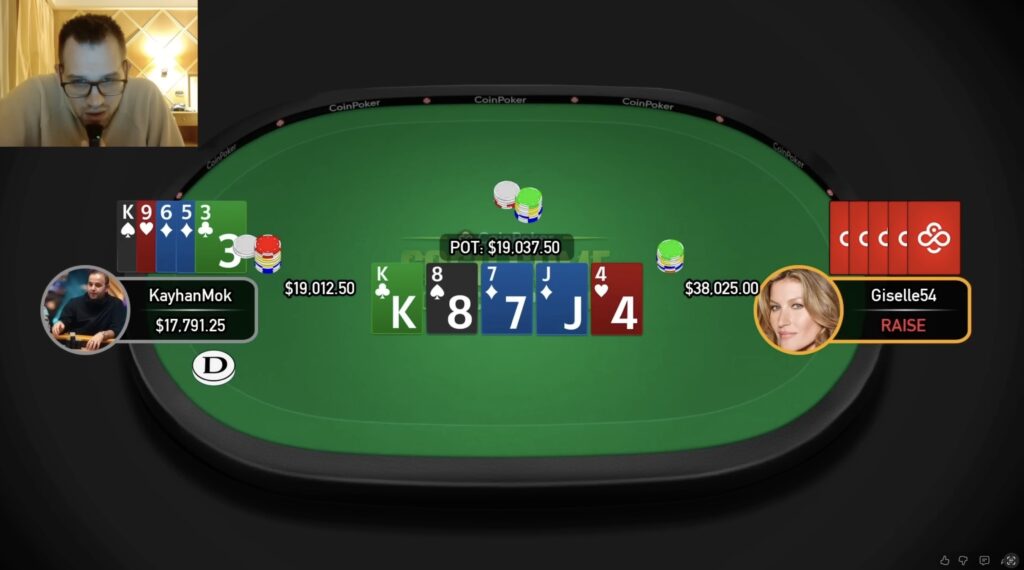 Kayhan Mokri KayhanMok vs. Giselle54 PLO5 200/400-80