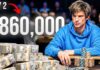 Schon mal um $860.000 gespielt? Mario Mosböck zeigt auf YouTube wie sich das anfühlt! Mario Mosböck YouTube Video 3 - 25k WPT global Slam - 860000