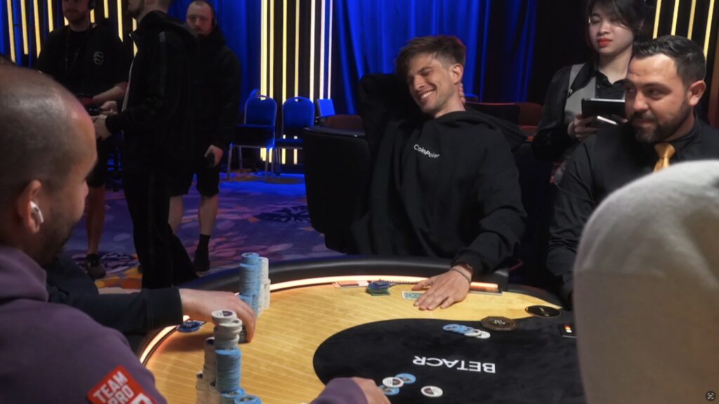 Mario Mosböck Triton Super High Roller Series Montenegro SHRS $25k WPT global Slam - YouTube Video - All-In auf der Stone Bubble