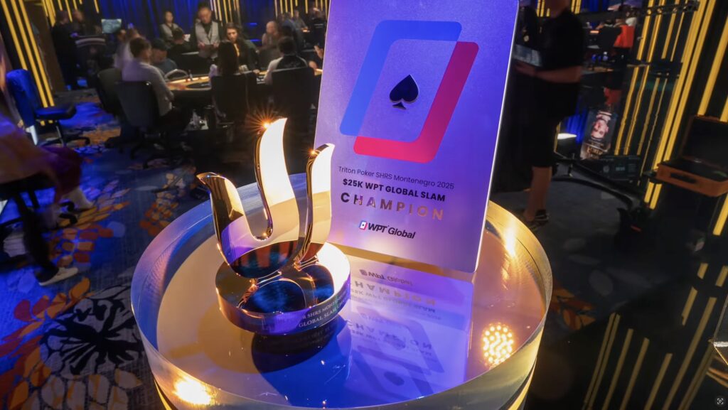 Mario Mosböck Triton Super High Roller Series Montenegro SHRS $25k WPT global Slam - YouTube Video - TROPHY
