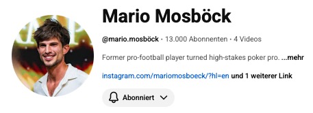 Mario Mosböck YouTube Kanal Channel