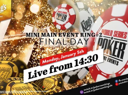 Montag ab 14:30 Uhr – Finaltag der €300 WSOP Circuit NLH Mini Main Event #2 aus dem King’s!