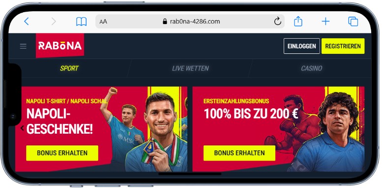 Rabona steuerfreie Sportwetten im Test.