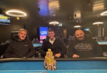 „Silver“ holt Gold im GC Pokerroom Saturday Freezeout! Saturday Freezeout - vlnr Silver, Ott Krigul, Ugur Düzgün