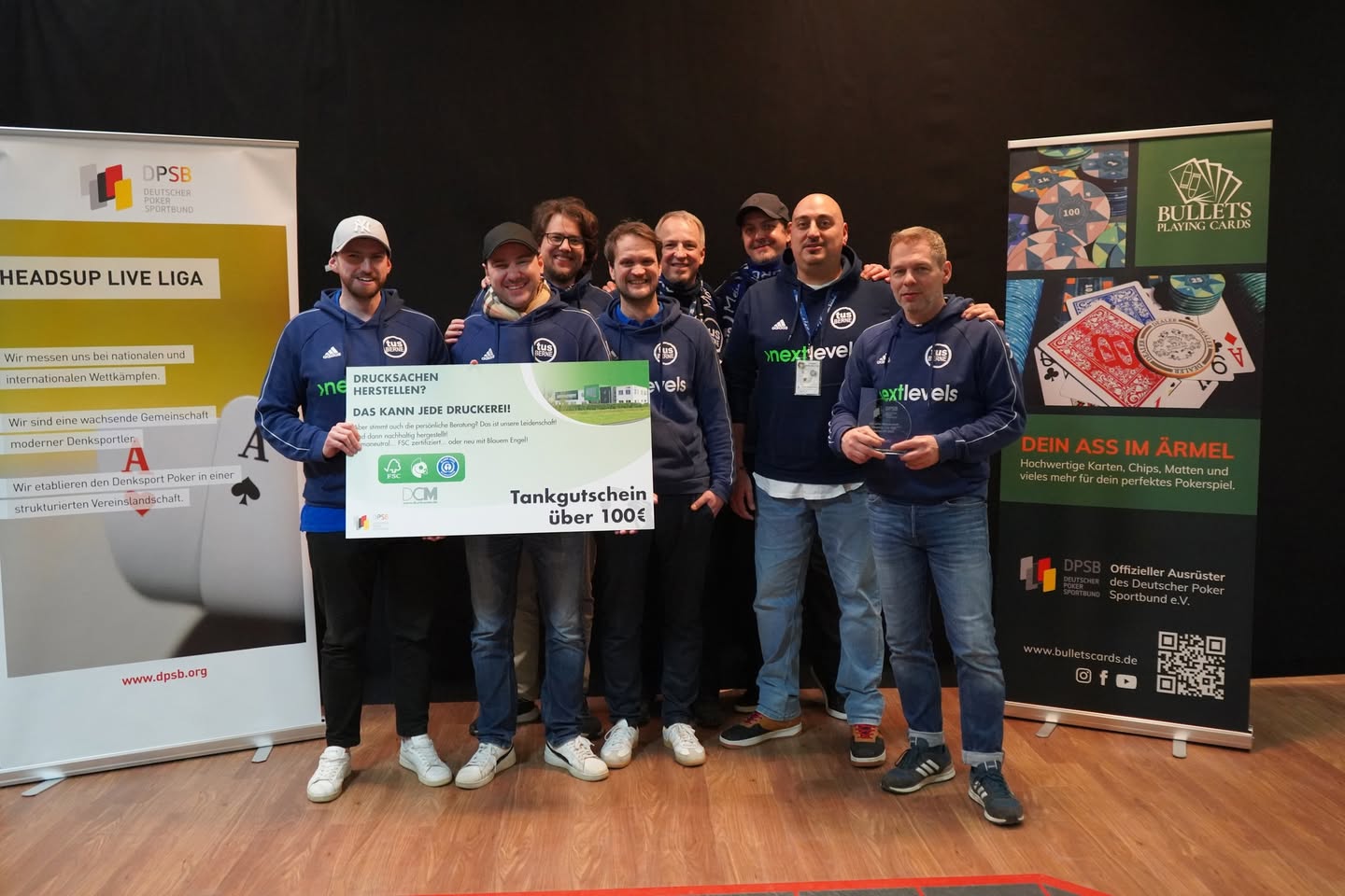 Deutscher Poker Sportbund Heads-Up Live Liga DPSB HULL Saison 14 - Piranhas Bulldozers tus Berne