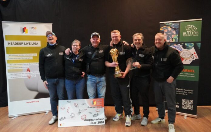 Team Poker Budesliga Düsseldorf - Platz 1 Deutscher Poker Sportbund Heads-Up Live Liga DPSB HULL Saison 14 -
