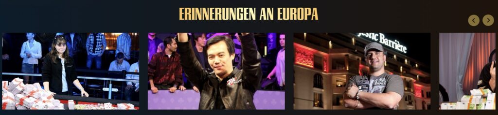 WSOP Europe 2026 - History Geschichte