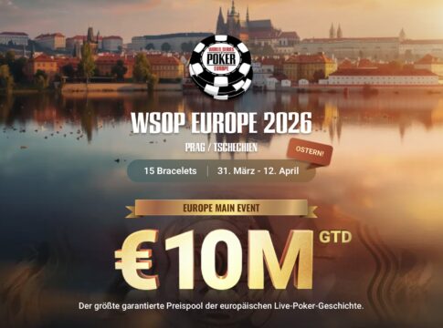 WSOP Europe 2026 Landing Page - Prag Tschechien Ostern