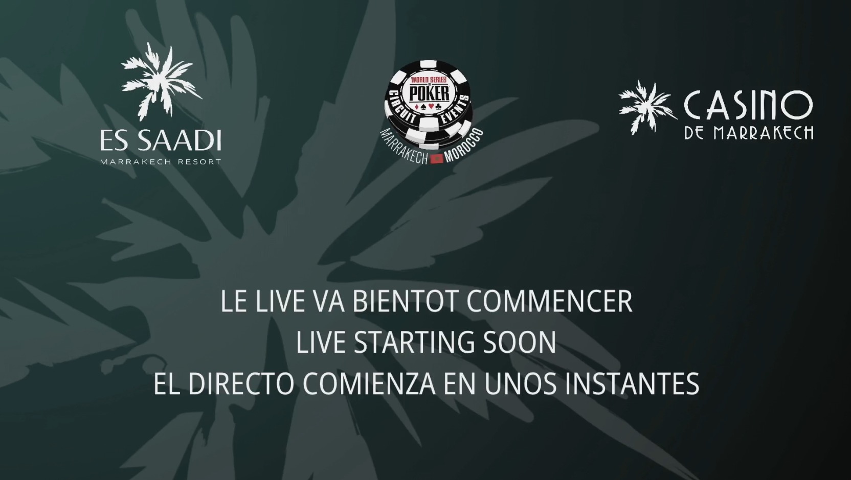 WSOPC Marrakech Opener Livestream