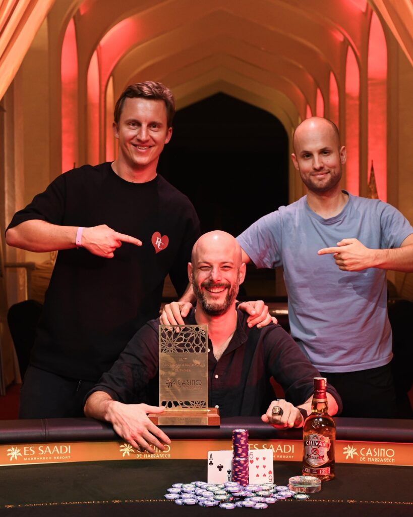 WSOPC WSOP Circuit Marrakech Main Event Final Table - WINNER - Sandro Carucci + Rail