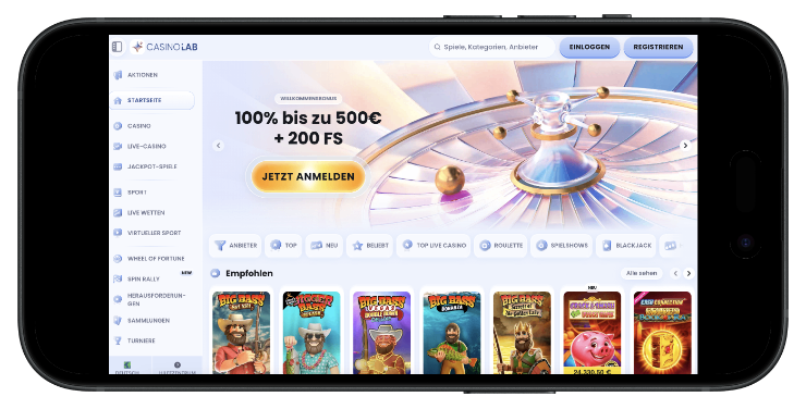 casinolab casino mit schnellen auszahlungen