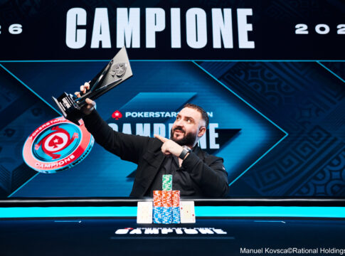 Platz 1 für Schweizer Elvir Nuhiu im PokerStars Open Campione für über €200.000!