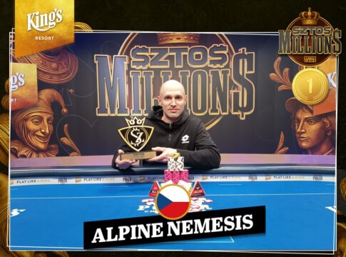 Siegerquartett bei der $ZTO$ Million$ im King’s!