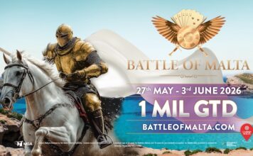 Verdoppelte Garantie im €600 Battle Of Malta Main Event – €1.000.000!