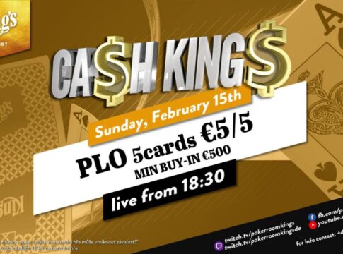 Sonntag ab 18:30 Uhr – Ca$h King$ $ZTO$ Special 5-Card PLO €5/€5 Cash Game!