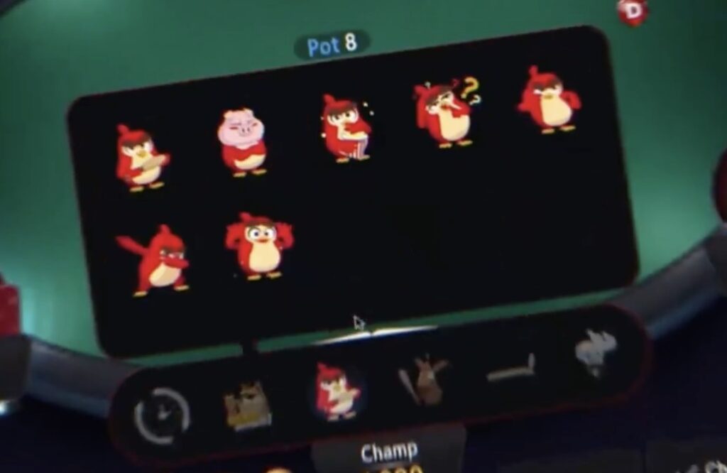 CoinPoker Level Up - Emoji - Angry Bird