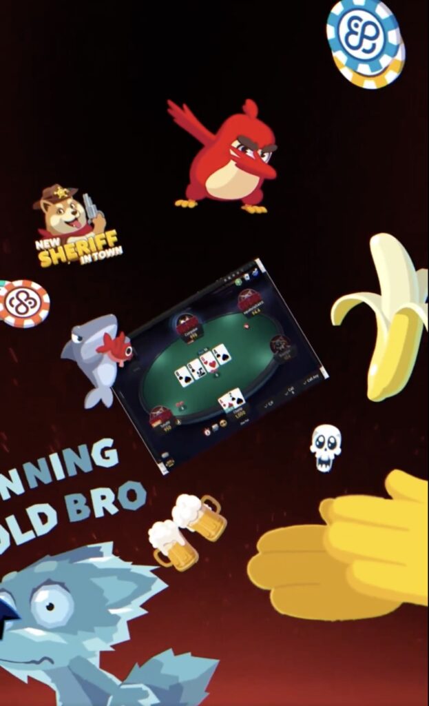 CoinPoker Level Up - Emoji Wallpaper