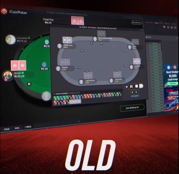 CoinPoker Level Up - Old Hand History Viewer Replayer