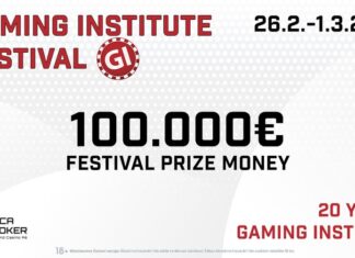 GI Festival zum Jubiläum mit €100.000 gtd. im GCA Pokerroom 2.0!