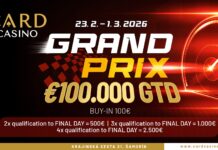 €100.000 Garantie beim Grand Prix im Card Casino Samorin!