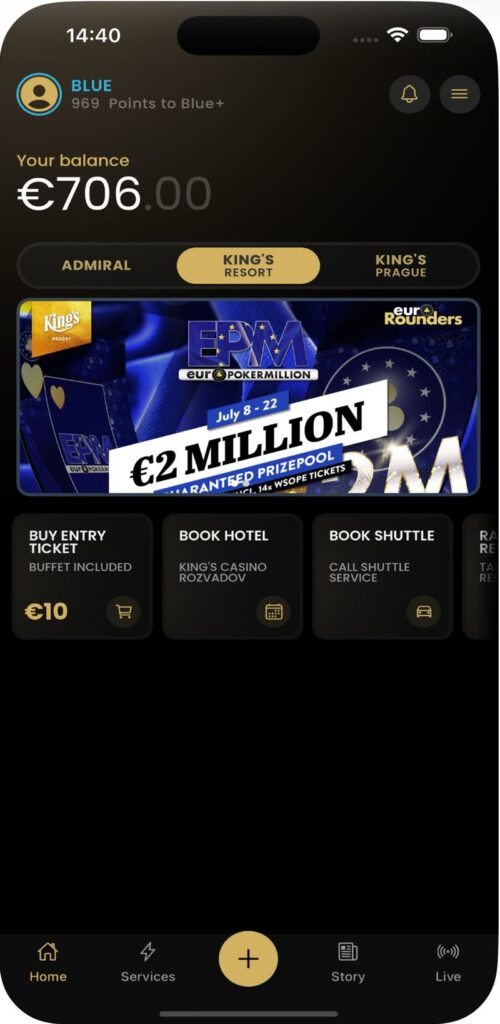 King's Resort App - Kings ACCOUNT