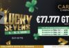 Schon 260 Entrys beim Lucky Sevens im Card Casino Samorin!