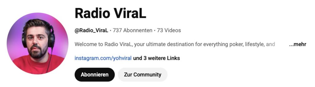 Radio ViraL YouTube YoH ViraL